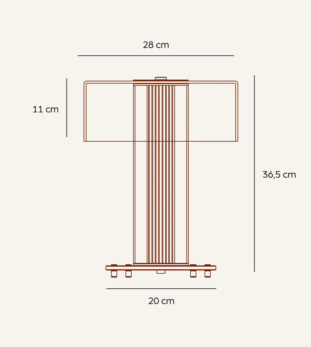 Vega Dimmable Glass Light – image 2