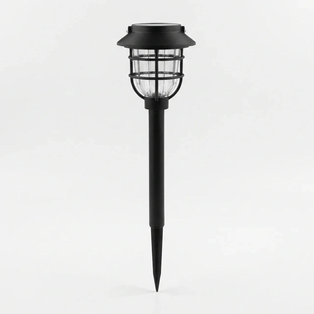 Vintage Cage Solar LED Path Light 1-Light
