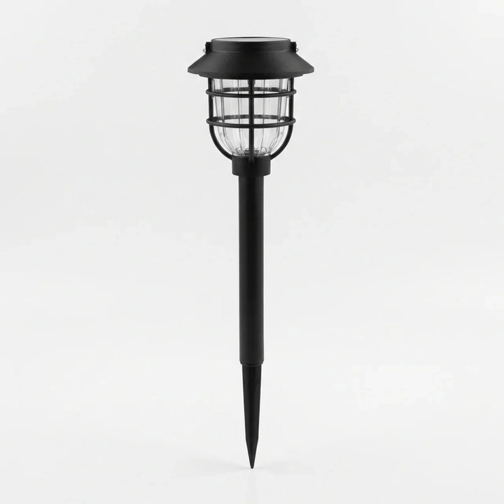 Vintage Cage Solar LED Path Light 1-Light