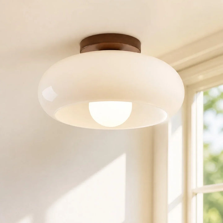 Violetta Modern Minimalist Glass Ceiling Light