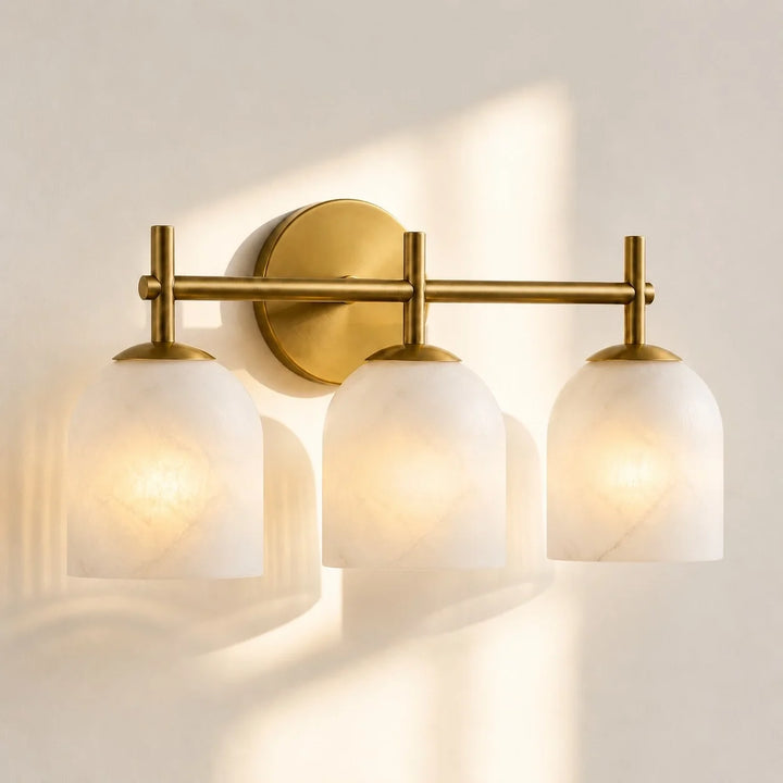 Vireo Farmhouse Copper Ribbed Glass Wall Sconce