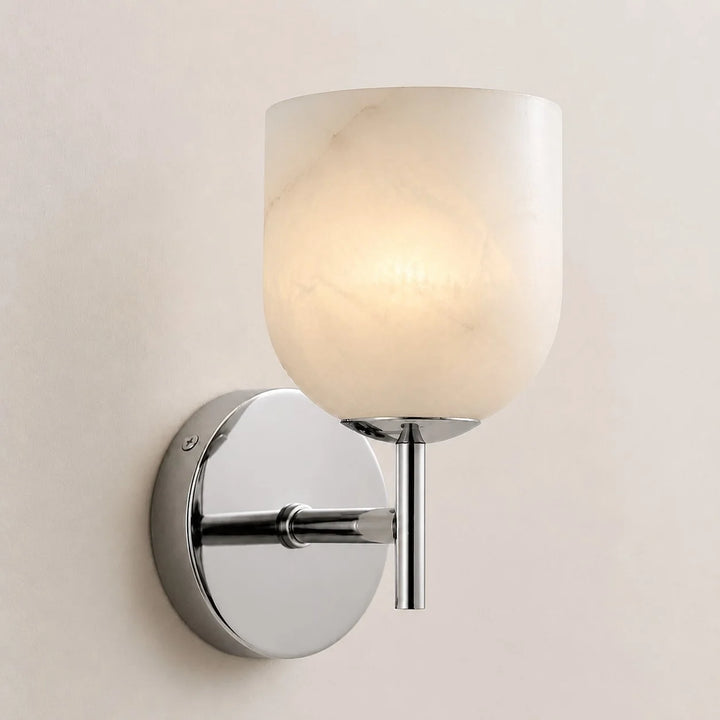 Vireo Farmhouse Copper Ribbed Glass Wall Sconce