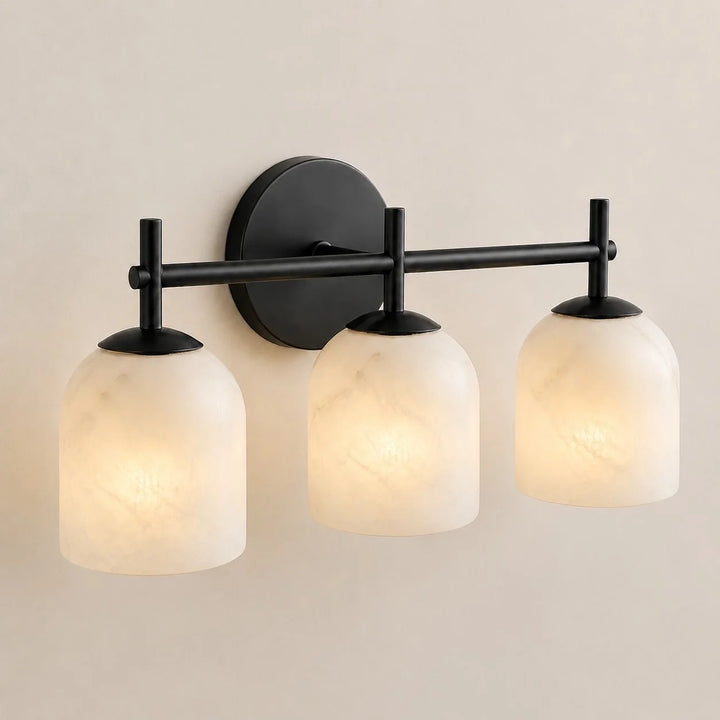 Vireo Farmhouse Copper Ribbed Glass Wall Sconce