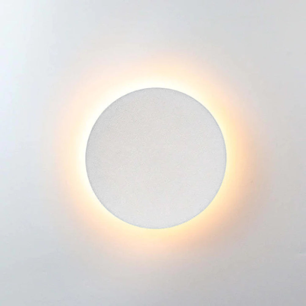 Halo Disc Outdoor Wall Light | Round or Square, Optional Sensor