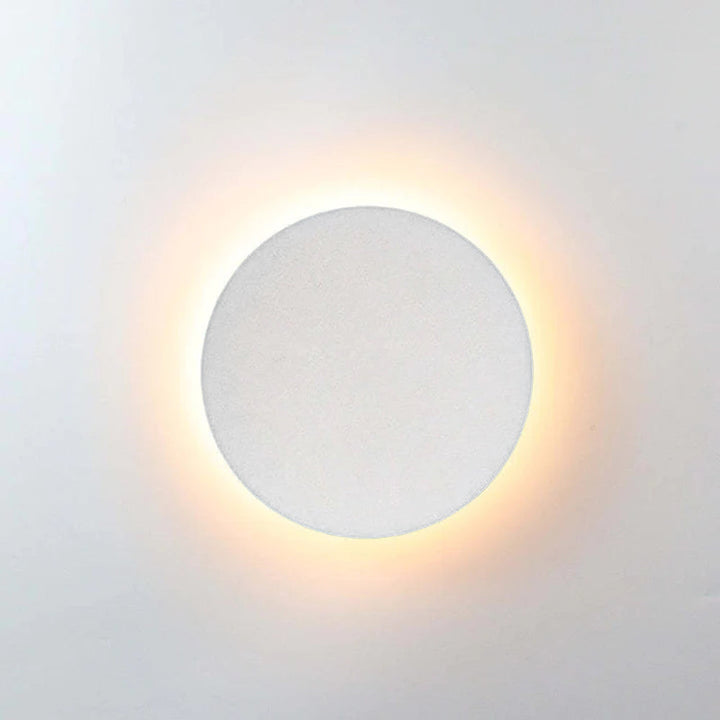 Halo Disc Outdoor Wall Light | Round or Square, Optional Sensor