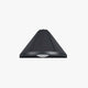 Cone Outdoor Wall Light | Black or White, Down Light