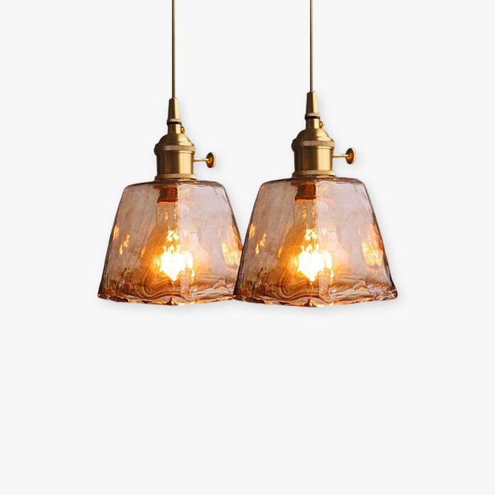 Evin Pendant Light Glass&Brass