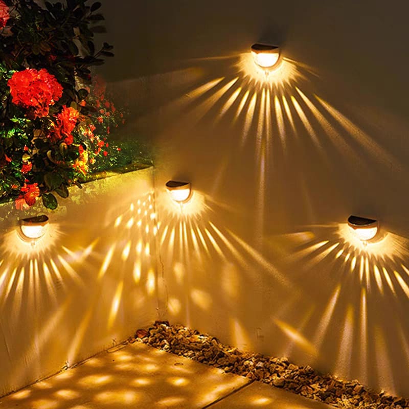 Solar Powered Outdoor Wall Lamp