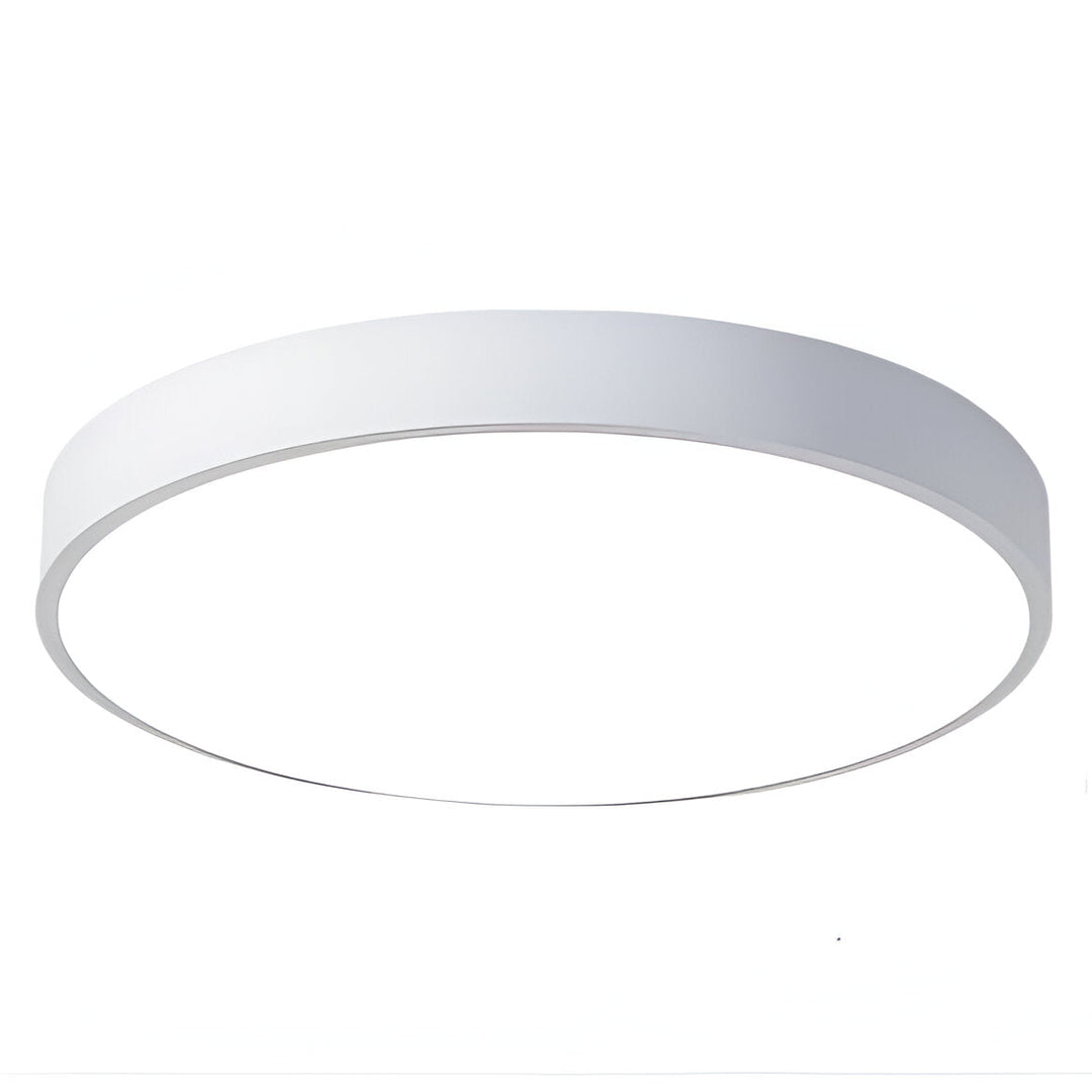 Low-Profile Round LED Ceiling Light With Minimal Frame