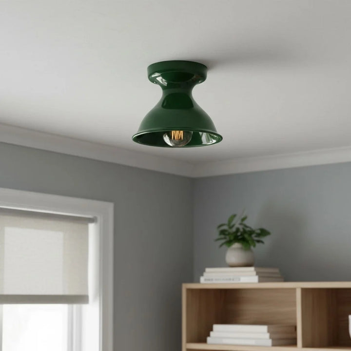Xaviero Modern Colourful Ceramic Round Ceiling Light