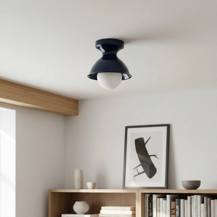 Xaviero Modern Colourful Ceramic Round Ceiling Light