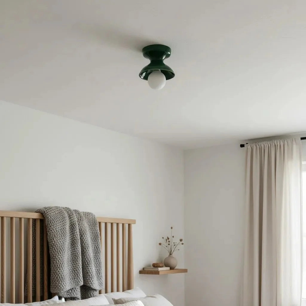 Xaviero Modern Colourful Ceramic Round Ceiling Light