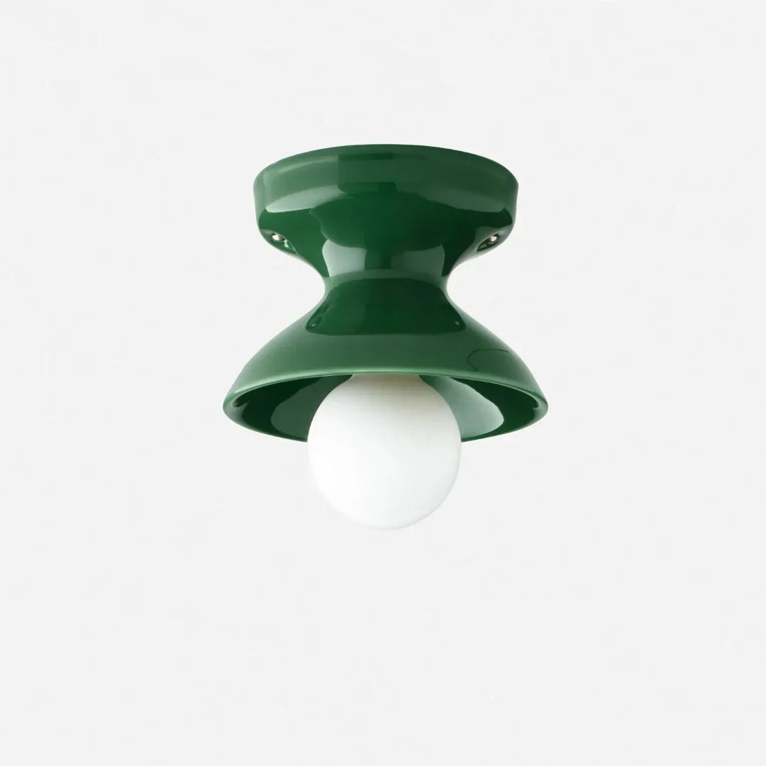 Xaviero Modern Colourful Ceramic Round Ceiling Light
