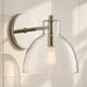 Xeno Antique Brass Recycled Glass Wall Sconce