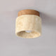 Yetvee Wabi-Sabi Travertine Ceiling Lamp
