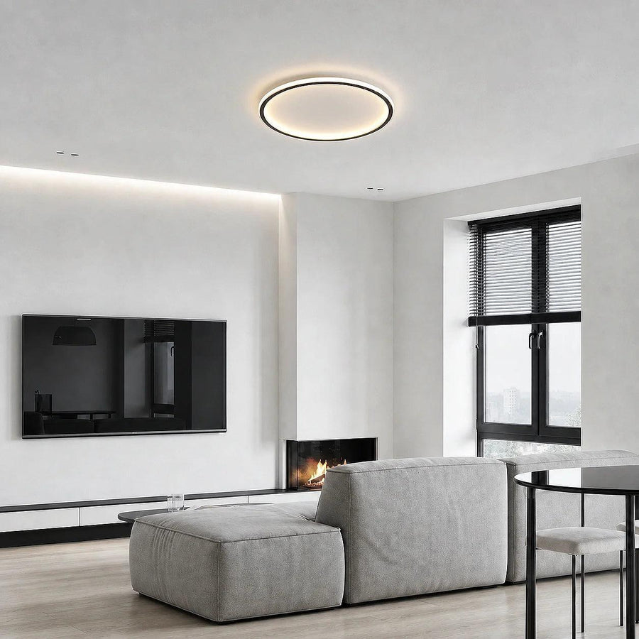 Zev Round Hollow Ceiling Light