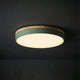 Wood Trim LED Flush Ceiling Light | Seven Colours, 30-60 cm