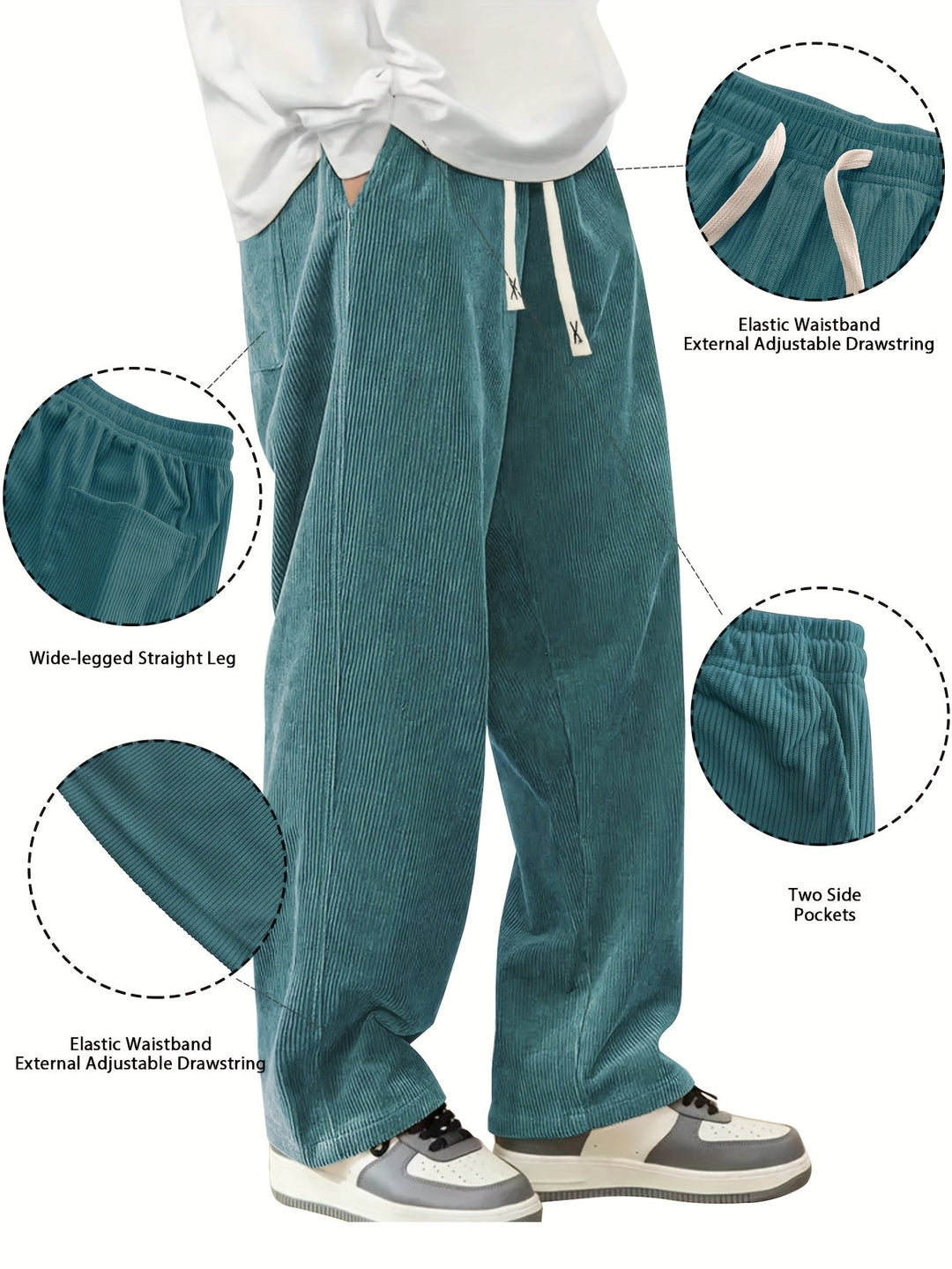 Men's Straight-Leg Relaxed-Fit Everyday Trousers – image 9