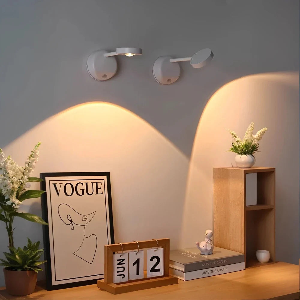 Rechargeable Motion Sensor Spotlight with Remote