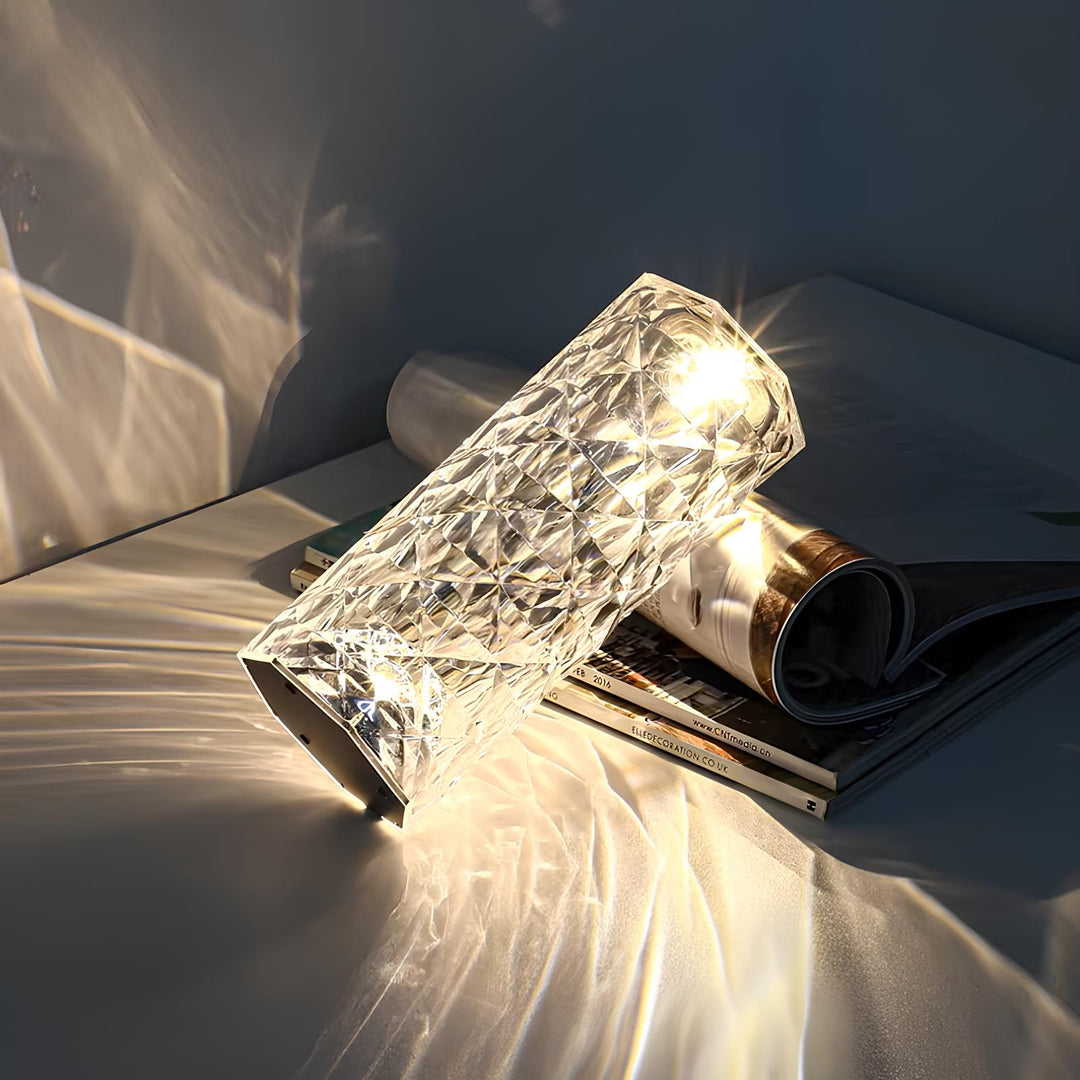 Sparkling Crystal Touch Table Lamp