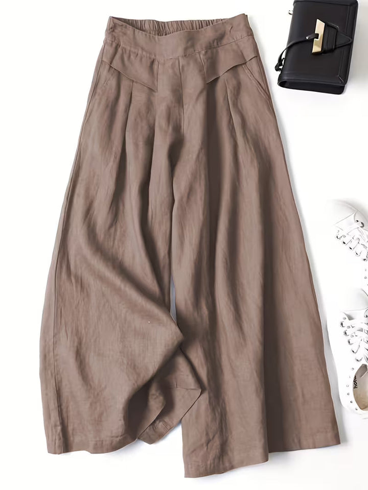 Women's Wide-Leg Loose-Fit Everyday Trousers – image 3