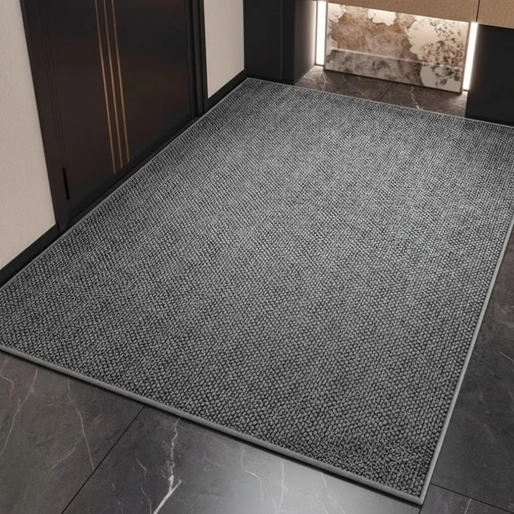 Absorbent loop pile door mat