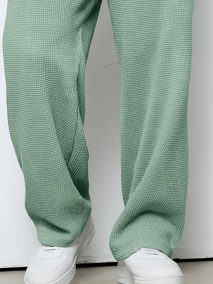 Men's Textured Relaxed-Fit Everyday Trousers – image 10