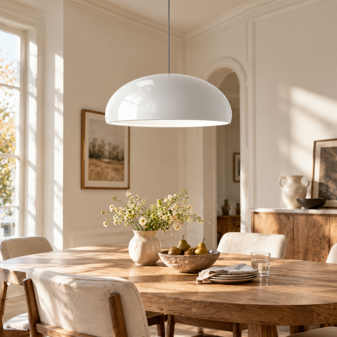 Acrylic Bowl Pendant Light