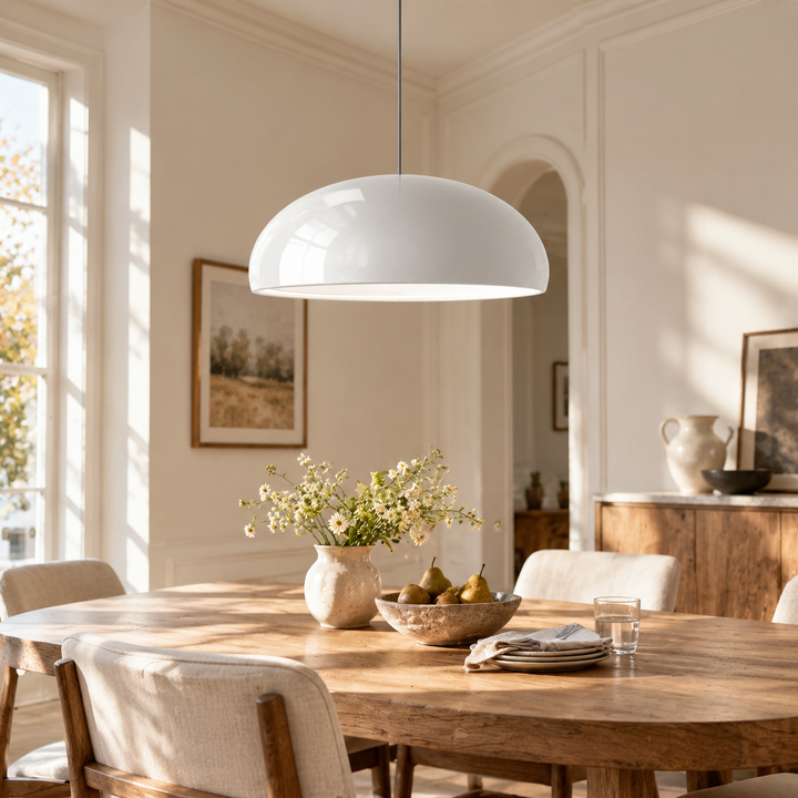 Acrylic Bowl Pendant Light
