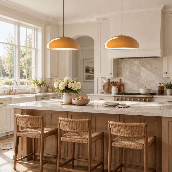 Acrylic Bowl Pendant Light
