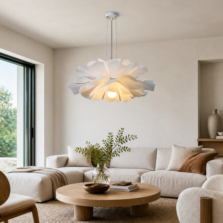 Acrylic Lotus Flower Pendant Light