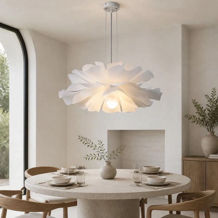 Acrylic Lotus Flower Pendant Light