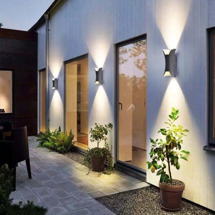 Calyxor Wall Lamp Curved Outdoor Wall Mounted LED
