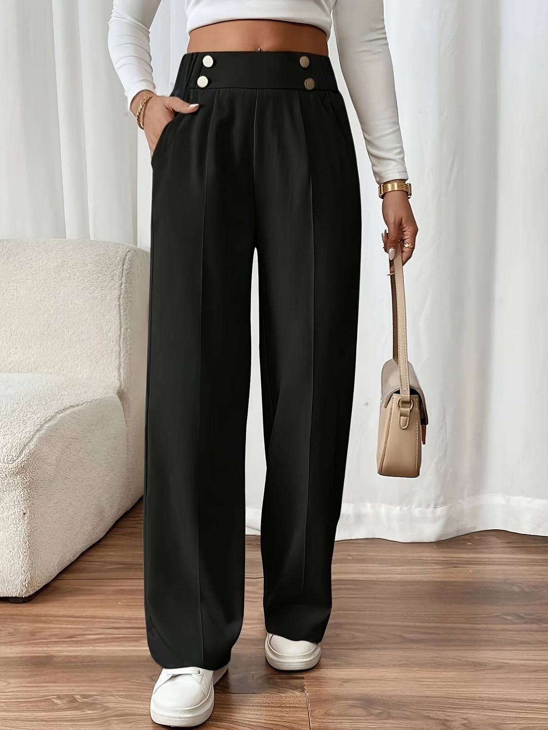 Women's Straight-Leg Everyday Trousers – image 1