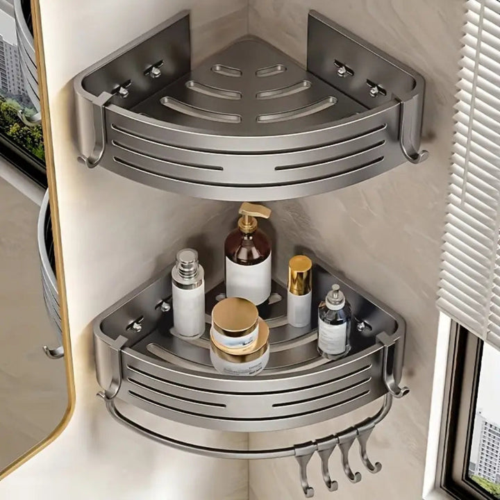 Aluminium Corner Shower Caddy
