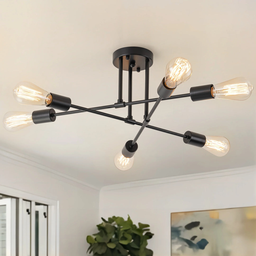 Enki Nordic Semi-recessed Ceiling Lamp