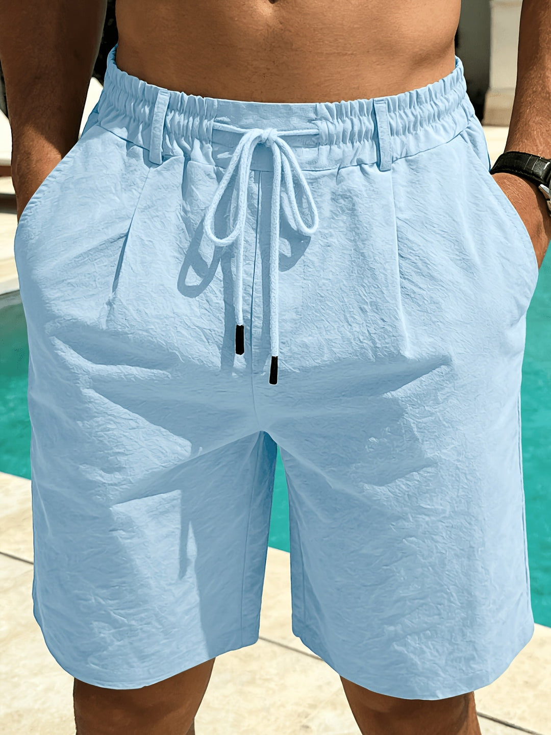Men's Drawstring Relaxed-Fit Summer Shorts – image 11