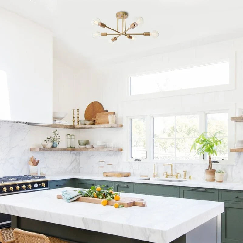 Enki Nordic Semi-recessed Ceiling Lamp
