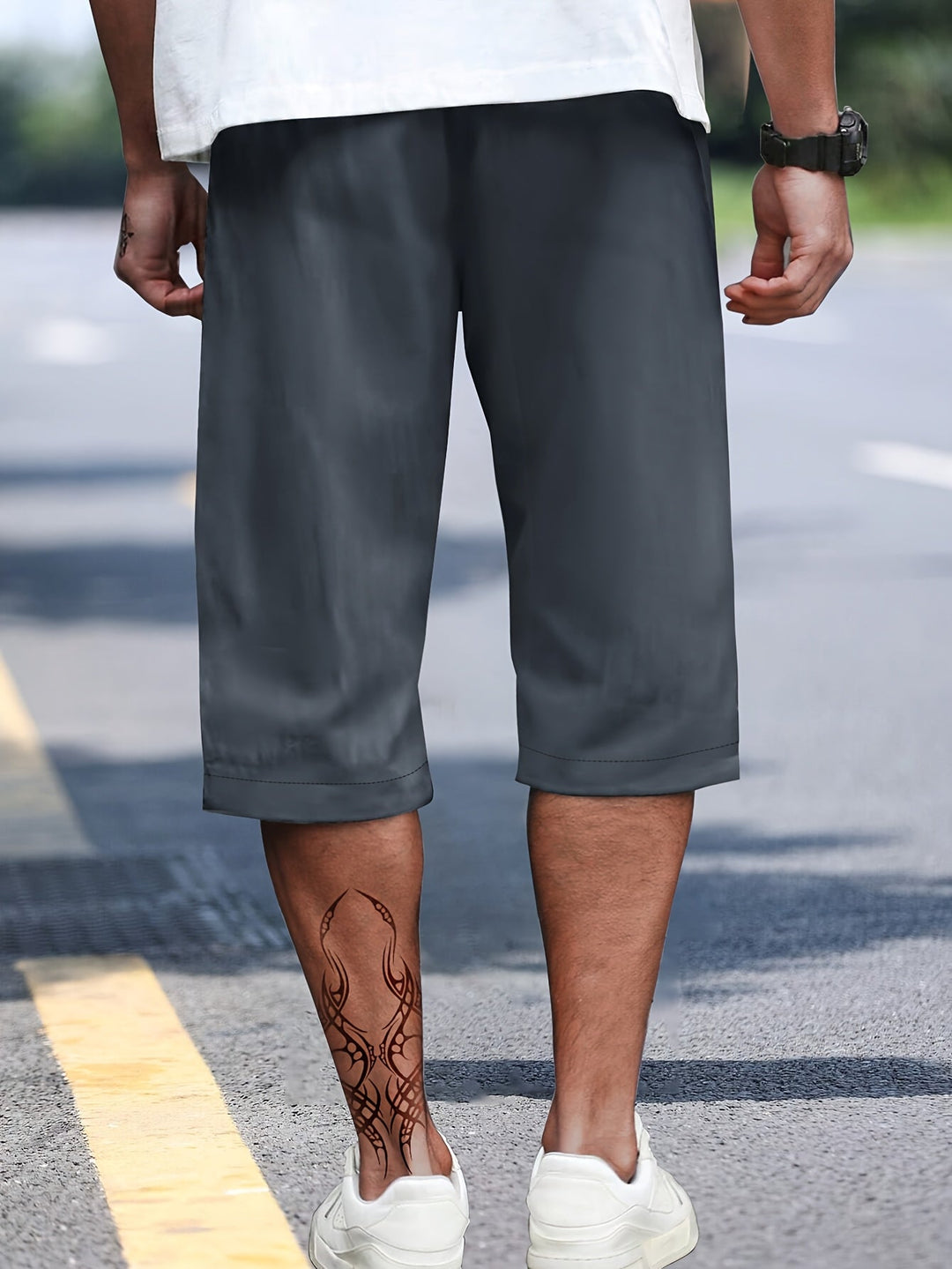 Men's Drawstring Relaxed-Fit Summer Shorts – image 10