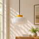 Bauhaus Ceramic Bowl Pendant Light