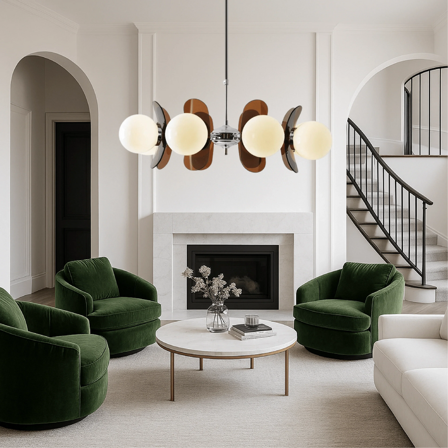Bauhaus Chandelier, view 2