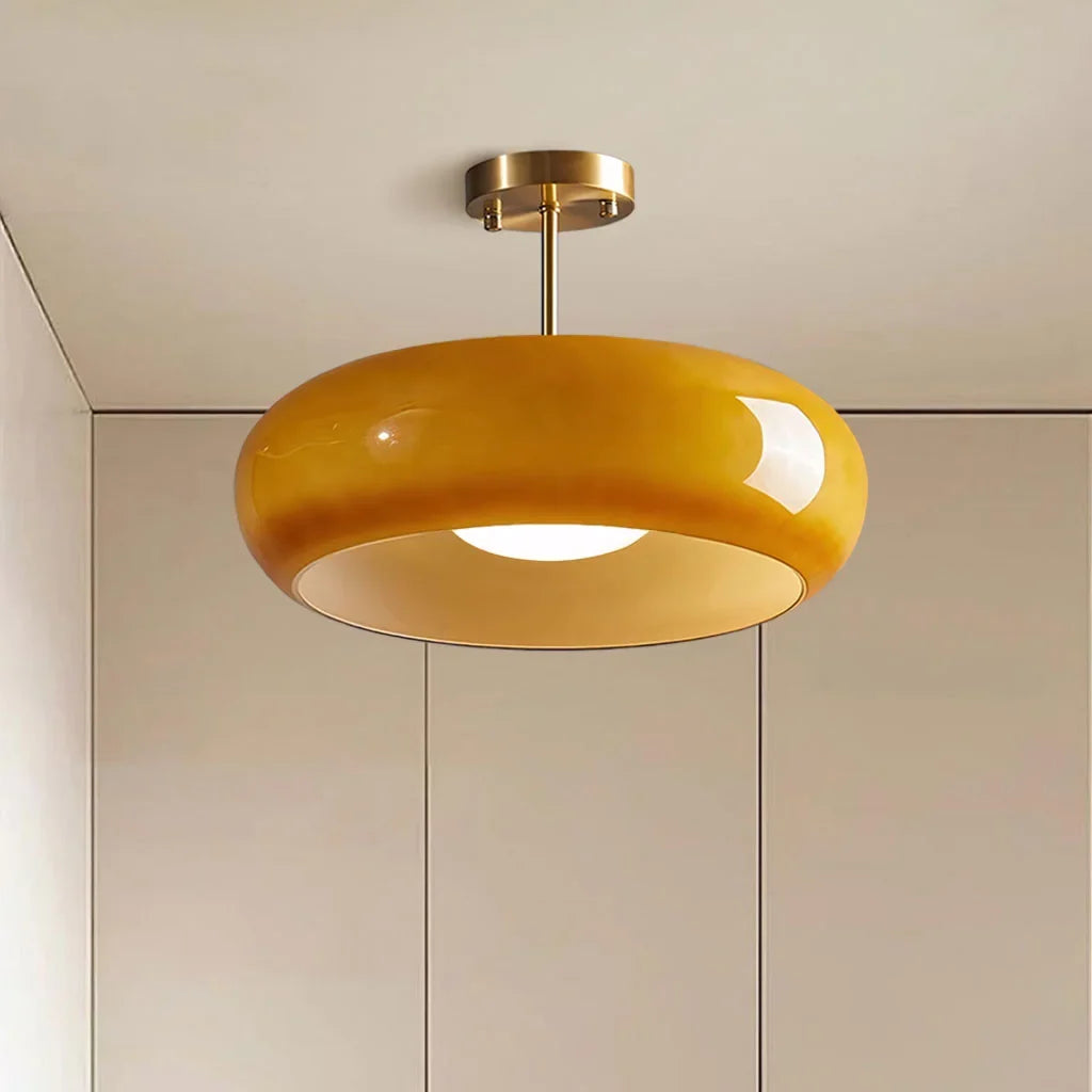 Veda Bauhaus Round Ceiling Light