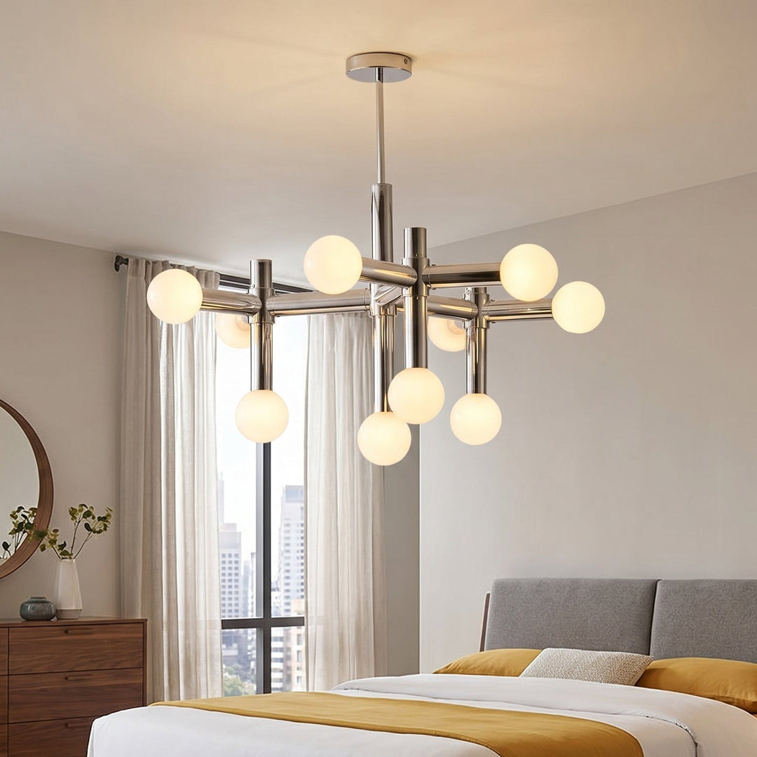 Metal Bauhaus Chandelier