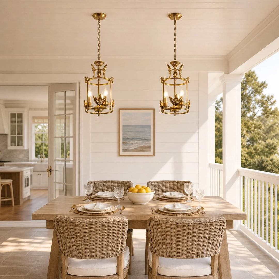 Birdcage Candle Pendant Light