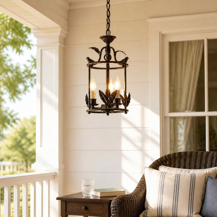 Birdcage Candle Pendant Light