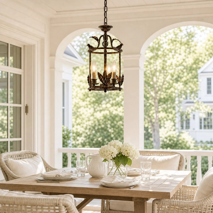 Birdcage Candle Pendant Light