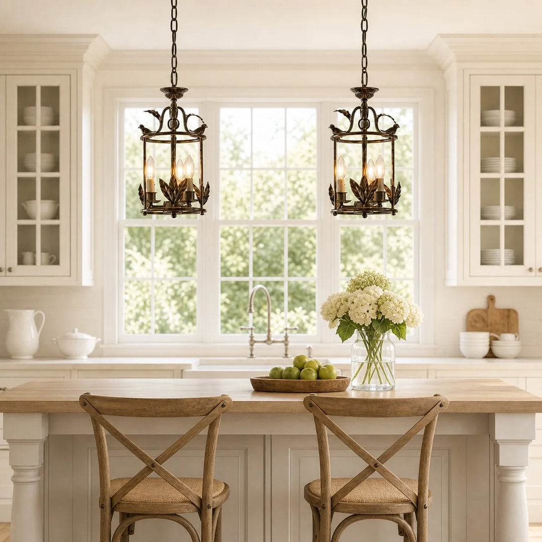 Birdcage Candle Pendant Light