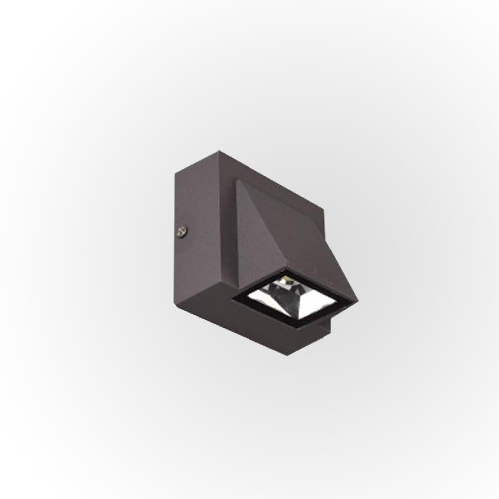 Black Metal LED Outdoor Wall Light