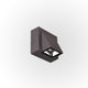 Black Metal LED Outdoor Wall Light