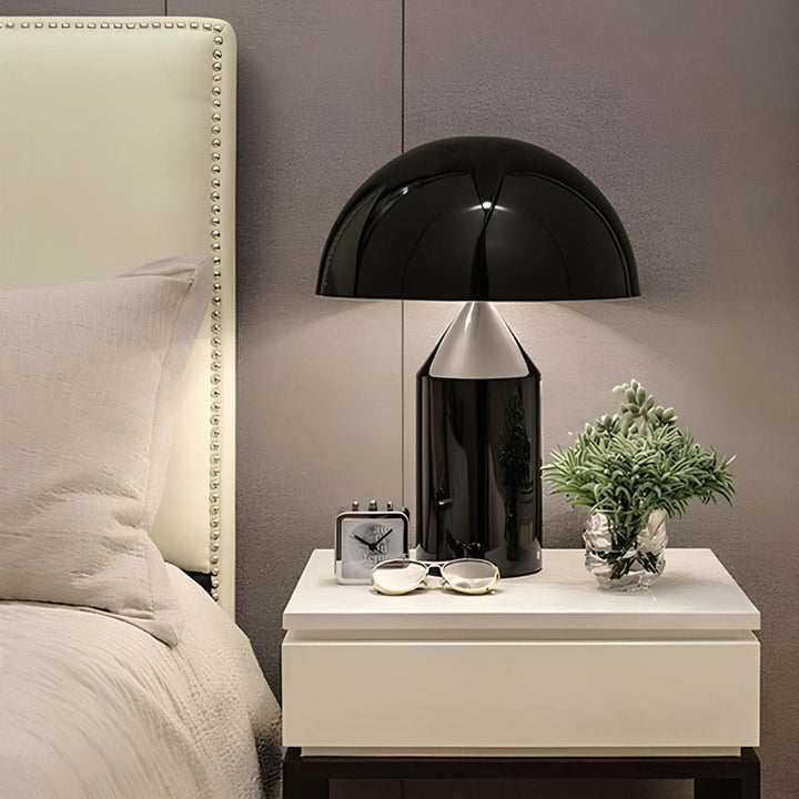 Metal Mushroom Cordless Table Lamp